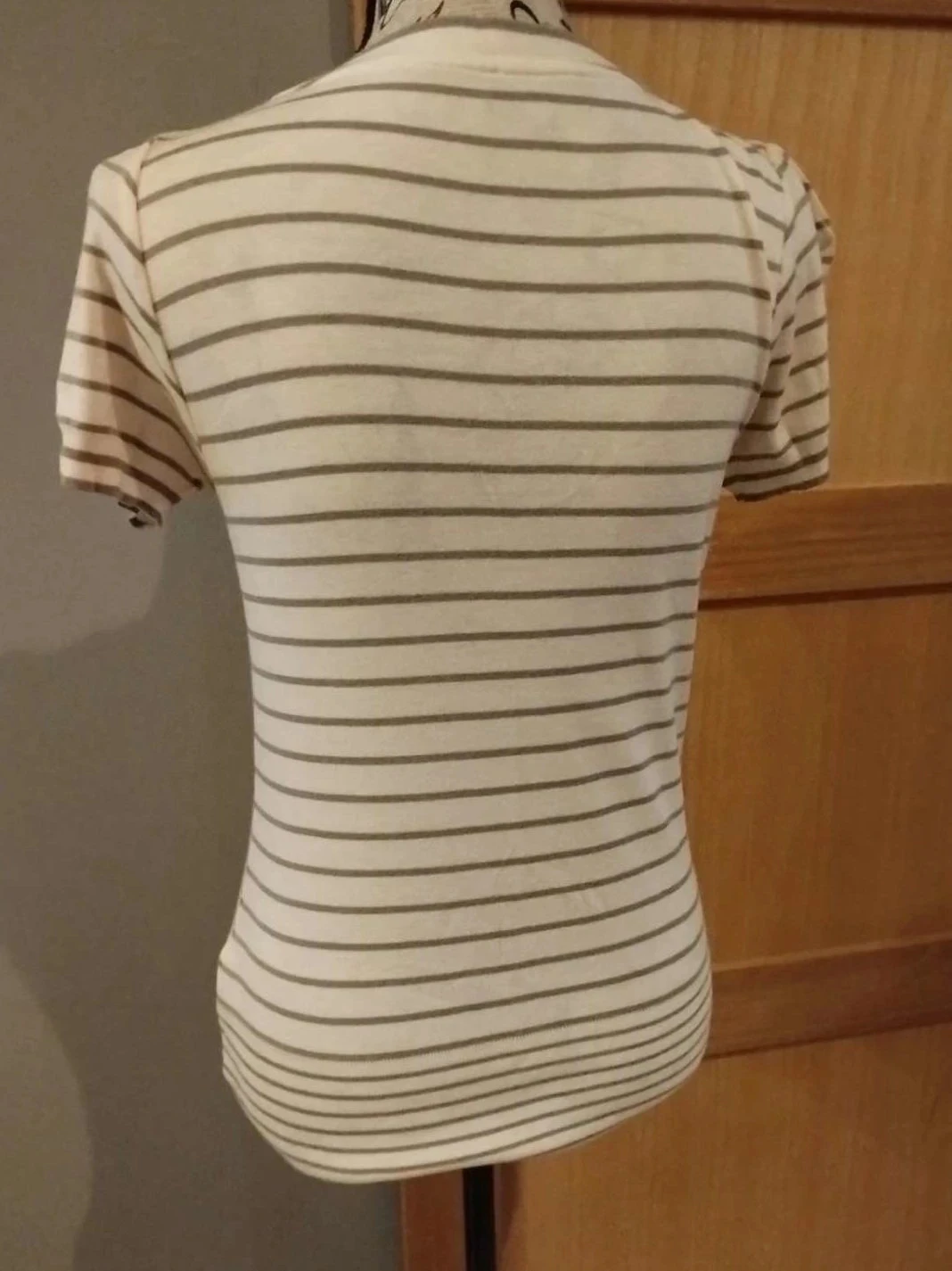 Cream/gray striped tunic, Caroll, T40 – photo 4